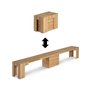 Banc de salle à manger de Transformer Table