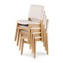Chaise empilable de Transformer table