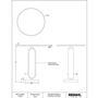 Table d'appoint Eryx de Renwil