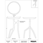 Table d'appoint Tosca de Renwil