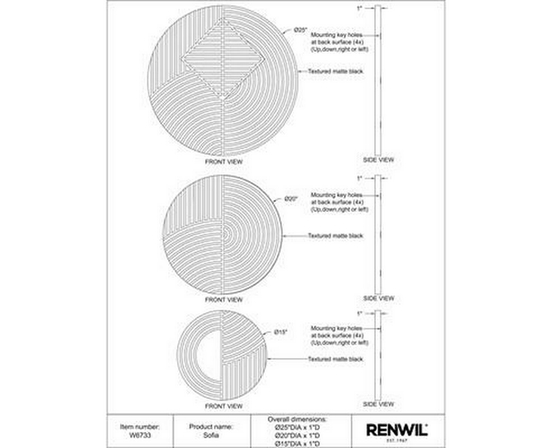 Décor pour la maison Art Mural de Renwil