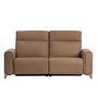 Sofa condo Fabrice motorisé avec appui-tête motorisé en cuir de Elran