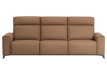 Sofa Fabrice motorisé avec appui-tête motorisé en cuir de Elran