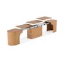 Banc de salle à manger eclipse de Transformer Table