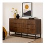 Bureau 6 Tiroirs en bois