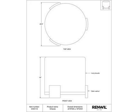Pouf Chaves de Renwil