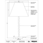 Lampe sur table Veria de Renwil