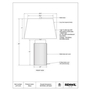 Lampe sur table Stilus de Renwil