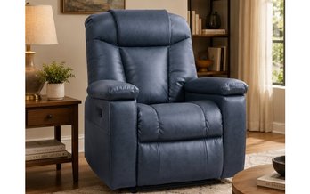 Fauteuil inclinable à élévation chauffant et massant 4 zones Rhodes de Ultra Comfort par Harmony
