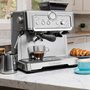 Machine à espresso avec broyeur et mousseur à lait 15 bars, acier inoxydable, Kenmore - KKCMEMT
