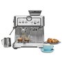 Machine à espresso avec broyeur et mousseur à lait 15 bars, acier inoxydable, Kenmore - KKCMEMT