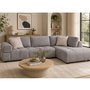 Sofa sectionnel chaise à droite en tissu de Deco-Style