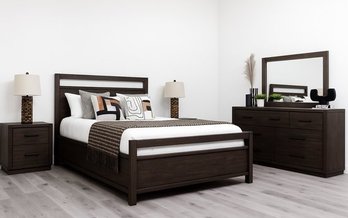 Lit complet format grand lit 60 po Vista de Mako