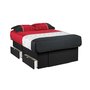 Base de lit plate-forme 20 PO de haut grand lit avec tiroirs de Nouveau concept