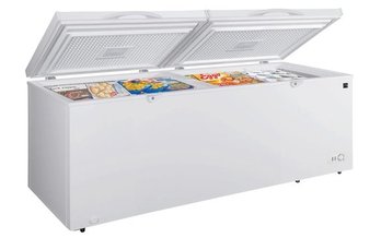 Congélateur coffre/réfrigérateur convertible de 21 pi³ (595 L), prêt pour le garage, couvercles verrouillables, Kenmore - KKCF21-W