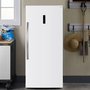 Congélateur/réfrigérateur vertical convertible de 21 pi³, prêt pour le garage, sans givre, Kenmore - KKUF21-W