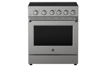 Cuisinière électrique de 30 po avec commandes frontales, four de 5,0 pi³ avec convection véritable et friture à air, Kenmore PRO - KKProERFC30X5-AFC