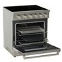 Cuisinière électrique de 30 po avec commandes frontales, four de 5,0 pi³ avec convection véritable et friture à air, Kenmore PRO - KKProERFC30X5-AFC