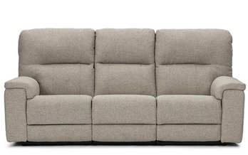 Sofa Maria inclinable manuel en tissu de Elran