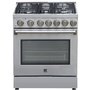Cuisinière au gaz de 30 po, four de 5,0 pi³ avec convection véritable et friture à air, Kenmore PRO - KKProGRFC30X5- AFC