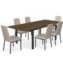 Mobilier de salle à manger extensible 7 mcx ZOOM de Amisco