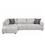 Sofa sectionnel chaise à gauche en tissu de Deco-Style