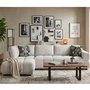 Sofa sectionnel chaise à gauche en tissu de Deco-Style
