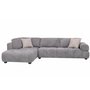 Sofa sectionnel chaise à gauche en tissu de Deco-Style