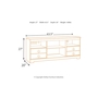 Meuble TV Willowton 64 po de Signature Design Ashley