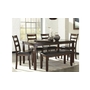 Table de salle à manger et chaises avec banc Coviar Ensemble de 6 de Ashley - D385-325