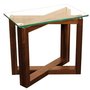 Table de bout  en noyer de Verbois