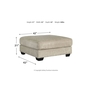 Repose-pieds surdimensionné Ardsley de Ashley - 3950408