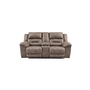 Causeuse inclinable motorisée Stoneland avec console - 3990596C