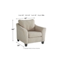 Fauteuil Abney de Ashley - 4970120