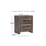 Table de chevet Drystan de Ashley - B211-92