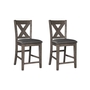 Tabouret de bar rembourré à hauteur de comptoir Caitbrook de Ashley - D388-124