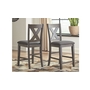 Tabouret de bar rembourré à hauteur de comptoir Caitbrook de Ashley - D388-124