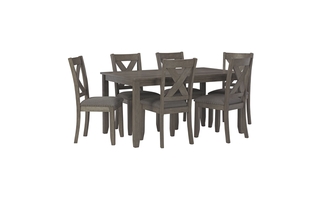 Table de salle à manger et chaises Caitbrook Ensemble de 7 de Ashley - D388-425