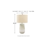 Lampe de table Shavon de Ashley - L100724