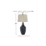 Lampe de table Evania de Ashley - L207344