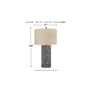 Lampe de table Dayo de Ashley - L207364