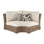 Fauteuil d'angle courbé avec coussin Beachcroft de Ashley - P791-851