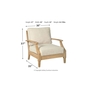Fauteuil avec coussin Clare View de Ashley - P801-820