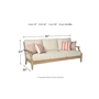 Sofa avec coussin Clare View de Ashley - P801-838