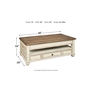Table de centre Realyn avec plateau relevable de Ashley - T523-9