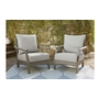 Chaise d'extérieur avec coussins Visola de Ashley - P802-820