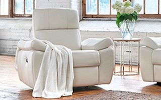 Fauteuil berçant inclinable motorisé tête et pied de Elran