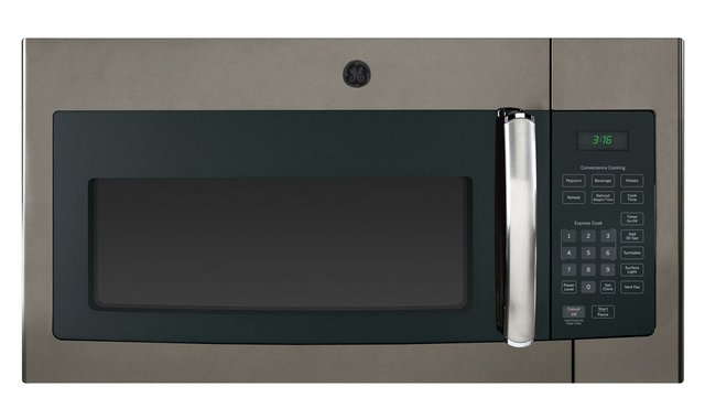 Four à micro-ondes à hotte intégrée de 30 po, 1.6 Pi cu. GE - JVM1635SLJC