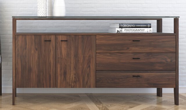 Buffet en noyer de Verbois