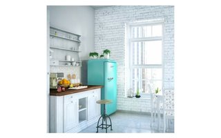 Tout réfrigérateur rétro turquoise Epic - ERAR88TIF